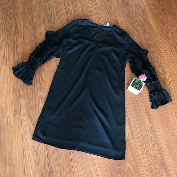 Kobi Halperin Alda Lace Sleeve Shift Dress XS - Picture 4 of 6